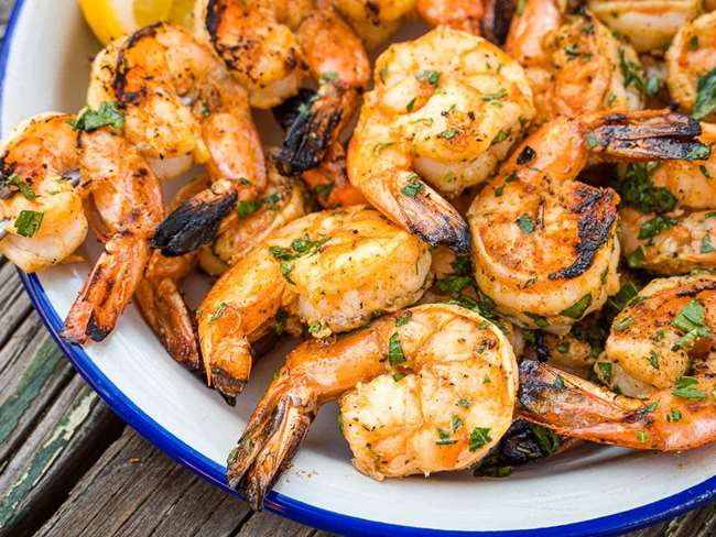 Grilled Shrimp Shish Wrap