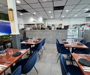 Salda interior of restaurant.