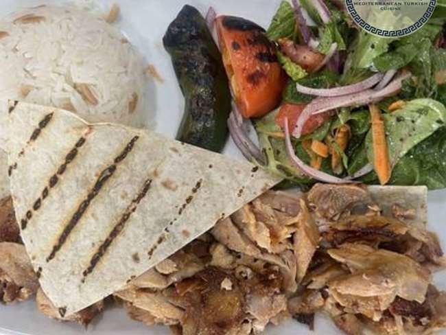 CHICKEN DONER PLATE (GYRO)