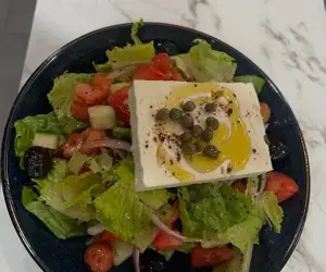 Greek salad. 